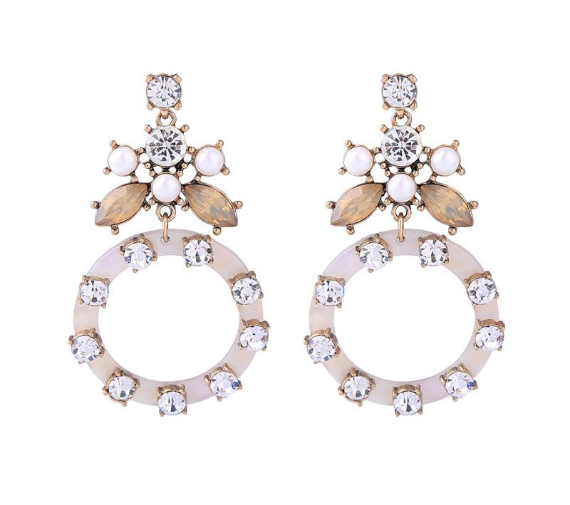 Beautiful Crystal Rhinestone Earrings – A Z A R I